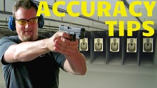 HOW TO SHOOT A HANDGUN BETTER TOP TIPS FOR ACCURACY [upl. by Terrie994]