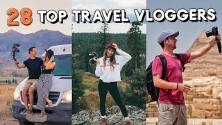 28 TOP TRAVEL VLOGGER channels to follow [upl. by Pat]