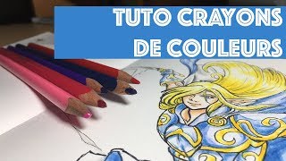 TUTOCOMMENT BIEN COLORIER AUX CRAYONS DE COULEURS [upl. by Warchaw]