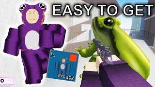 SECRET FROGGY SKIN IN ARSENAL quest  ROBLOX [upl. by Amsirhc]