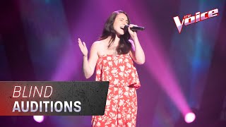 The Blind Auditions Natalie Gauci Sings The Greatest  The Voice Australia 2020 [upl. by Lewison443]