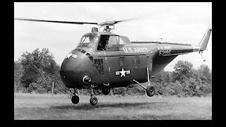 Flying the Sikorsky H19 Chicasaw Helicopter Restored 1956 [upl. by Queenie640]