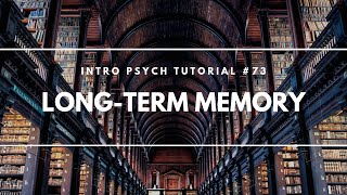 LongTerm Memory Intro Psych Tutorial 73 [upl. by Aicil388]