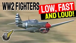 Classic WW2 Fighters  Low Loud amp Fast [upl. by Yrot982]