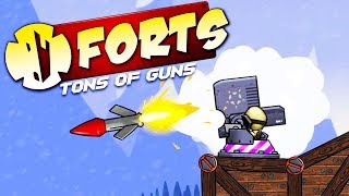 DOMINATING FIRE MISSILES  Forts Multiplayer Gameplay [upl. by Cohdwell402]