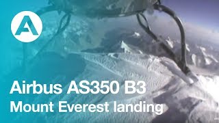 World Record  Mount Everest AS350 B3 landing [upl. by Treblihp883]