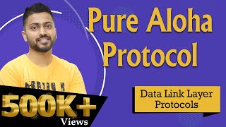 Lec32 What is Pure Aloha in Hindi  MAC Layer Protocol [upl. by Lesiram]