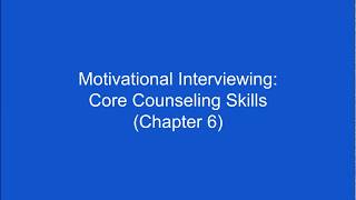 Motivational Interviewing OARS Skills [upl. by Mcgrody598]