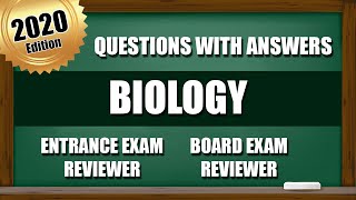 Entrance Exam Reviewer 2020  Common Questions with Answer in Biology and Science  PART 1 [upl. by Libby]