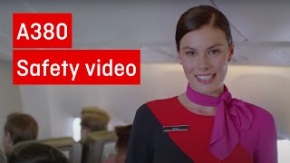 Safety in Style  Qantas Cabin Safety Video A380 [upl. by Aikemal43]