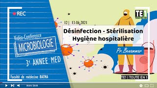 12  Désinfection  Stérilisation  Hygiène hospitalière [upl. by Ennasor144]