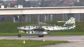 ME 262 takeoff AIR14 Payerne Switzerland [upl. by Hanschen]