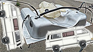 VW Vanagon Fuel Tank Rebuild [upl. by Kier]