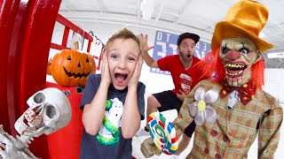 Father Son MAKE A HAUNTED SKATEPARK Even Scarier [upl. by Ladnor]