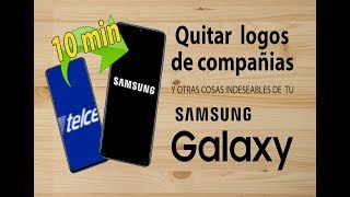 Quitar logo y apps de Telcel Samsung Galaxy Fleashar rom de fabrica [upl. by Wohlen]