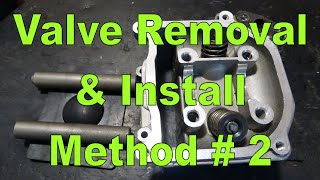 Valve Removal amp Installation Method 2  Specialty Tool Very Easy [upl. by Ahsirt]