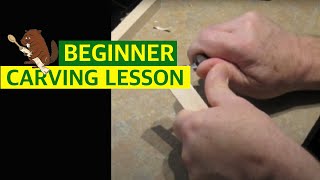 Beginner Woodcarving  Basic Cuts [upl. by Netsrijk]