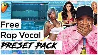 Free Vocal Presets For FL Studio 37 VOCAL PRESETS 🌊🌊⚡ [upl. by Yarvis]