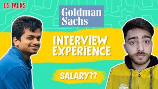 Everything About Goldman Sachs  Interview Experience  Salaries Chemical Engg to Software Engg [upl. by Akit]