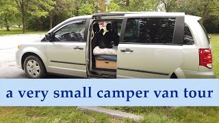 Finally a tour of my very small self built minivan camper van [upl. by Edora]