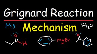 Grignard Reagent Synthesis Reaction Mechanism  Organic Chemistry [upl. by Cowey]