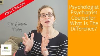 Psychologist Psychiatrist Counsellor What Is The Difference [upl. by Rosse]