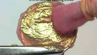 Gold Plating Solution  24K Brush Gold Solution  Quarter [upl. by Ecnarolf]