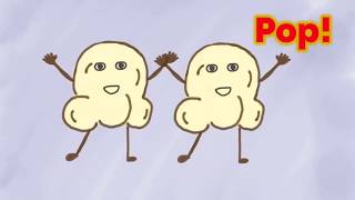 The Popcorn Song  Fun Dance Song for Kids [upl. by Anirtik256]