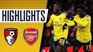 HIGHLIGHTS  Bournemouth 12 Arsenal  Emirates FA Cup [upl. by Nitnilc895]