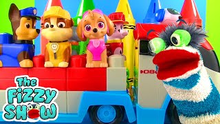 Fizzy Helps Mickey Mouse amp Paw Patrol Lego Heads  Fun Videos For Kids [upl. by Chrisman]