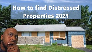 How I Find Distressed Properties in 2021 Step by step [upl. by Laerol]