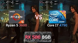 Ryzen 5 3600 VS Core i7 4790 Tested in 5 Games  Intel Ryzen Comparison [upl. by Korella]