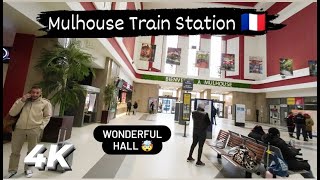 Mulhouse Train Station  Walking Tour  4K [upl. by Avruch]