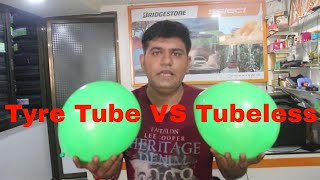 Tubeless VS Tube Type Tyre 6 Reasons You Should Switch To Tubeless Tyres [upl. by Nonnaihr65]