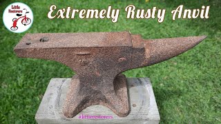 Extremely Rusty Anvil Restoration [upl. by Anailli74]