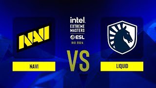 NAVI vs Liquid  IEM Rio 2024  Group A [upl. by Wj]