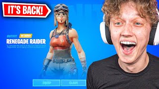 OG RENEGADE RAIDER IS BACK Season 7 Fortnite [upl. by Thrasher]