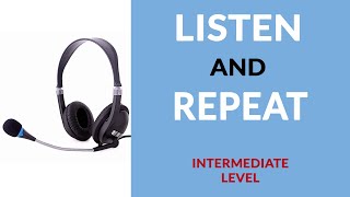 Listen and Repeat Exercise  English Listening Practice [upl. by Neik658]