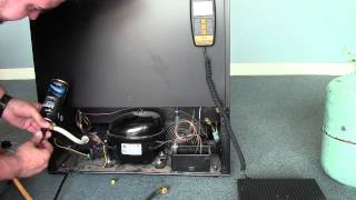 Danby Wine Cooler Repair  Recharging your wine Cooler with 134a Freon [upl. by Khosrow]