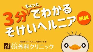 脱腸・鼠径ヘルニアとは！？3分で病気の特徴と危険性が分かる【岡山そけいヘルニア日帰り手術 Gi外科クリニック】 [upl. by Ahsercul290]