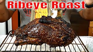 Beef BoneIn Ribeye Roast Recipe [upl. by Akinhoj278]