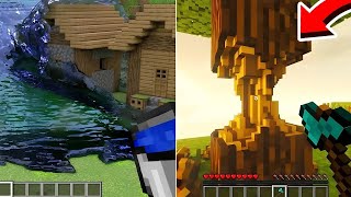 PROBÉ FÍSICAS REALISTAS ILEGALES EN MINECRAFT [upl. by Assirhc]