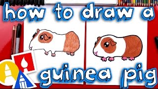 How To Draw A Guinea Pig [upl. by Ecirtaed]