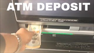 How To Make A Deposit At Your Bank Of America ATM [upl. by Hamaso]