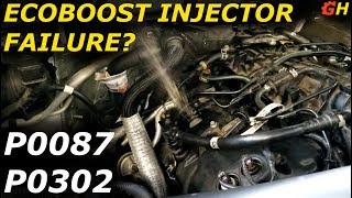 How To Diagnose P0087 P0302  EcoBoost F150 35 [upl. by Moffit]