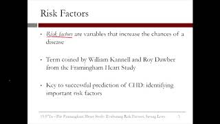 333 The Framingham Heart Study  Video 2 Risk Factors [upl. by Llenrap342]