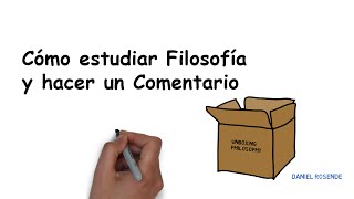 Cómo estudiar Filosofía [upl. by Klinges]