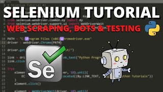 Python Selenium Tutorial 1  Web Scraping Bots amp Testing [upl. by Katheryn]