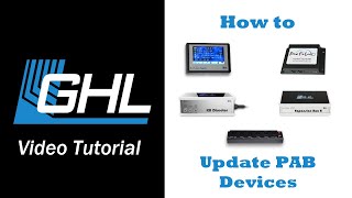 PAB device update via GHL Control Center [upl. by Teodorico]