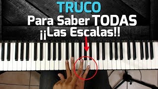 CLASES DE PIANO PRINCIPIANTES  2 Trucos Para Aprenderte Las Escalas [upl. by Audly]